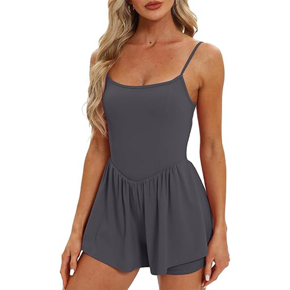 🌴Summer Breeze Essential! Double-Lined Short Romper✨ Adjustable Spaghetti Strap💃 No-Slip Sleeveless Jumpsuit | TikTok’s Hotlist 🌴Summer Breeze Essential! Double-Lined Short Romper✨ Adjustable Spaghetti Strap💃 No-Slip Sleeveless Jumpsuit | TikTok’s Hotlist